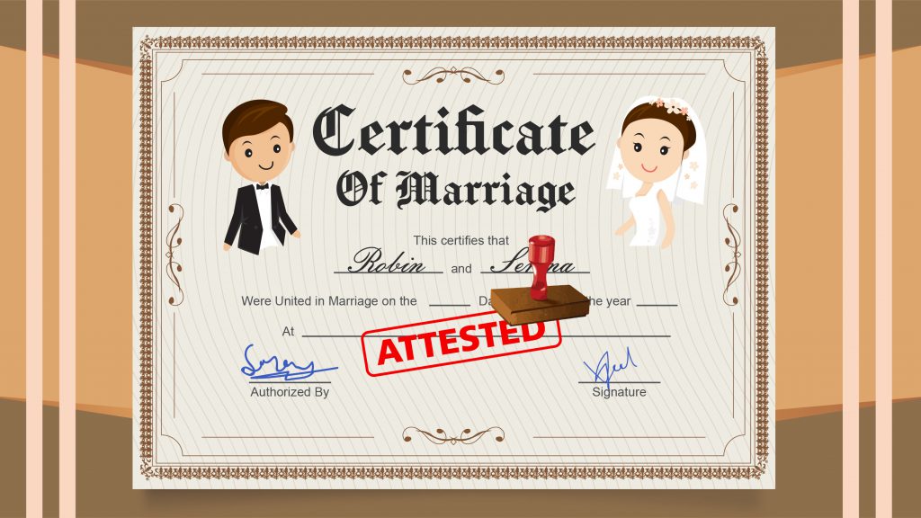 Indian Marriage Certificate Attestation From Dubai What Do You Need to